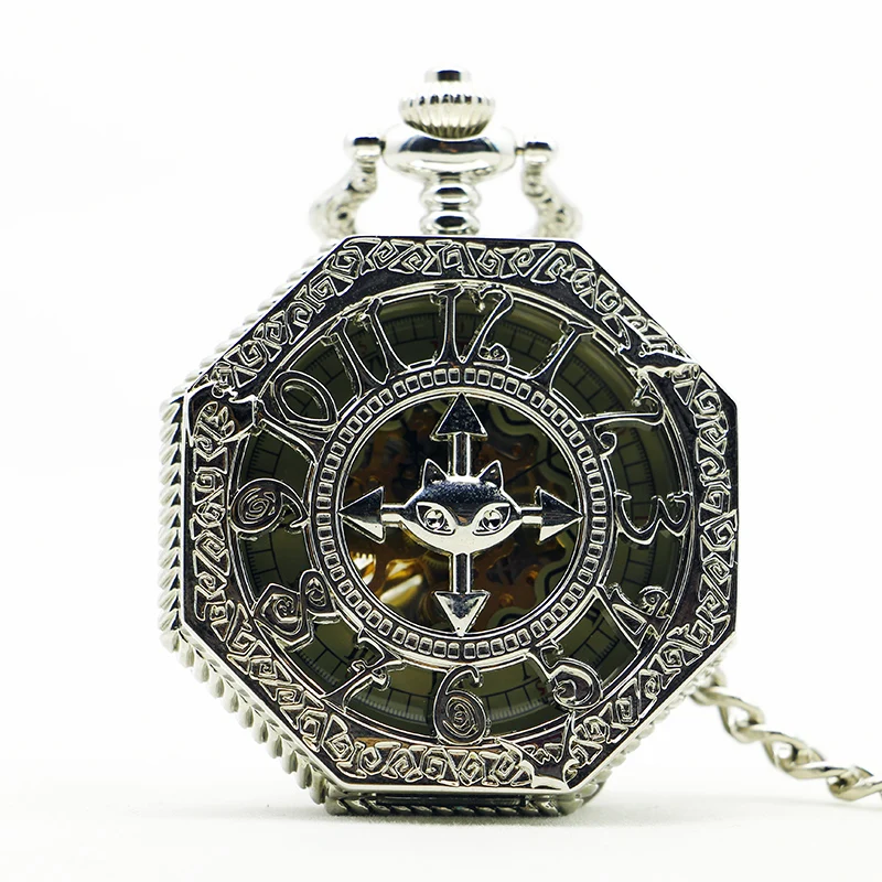 Steampunk Pocket Watch Clock Women Wind Up Mechanical Hand Wind Smooth Silver Pendant white Dial Simple Stylish
Steampunk Pocket Watch Clock Women Wind Up Mechanical Hand Wind Smooth Silver Pendant white Dial Simple Stylish