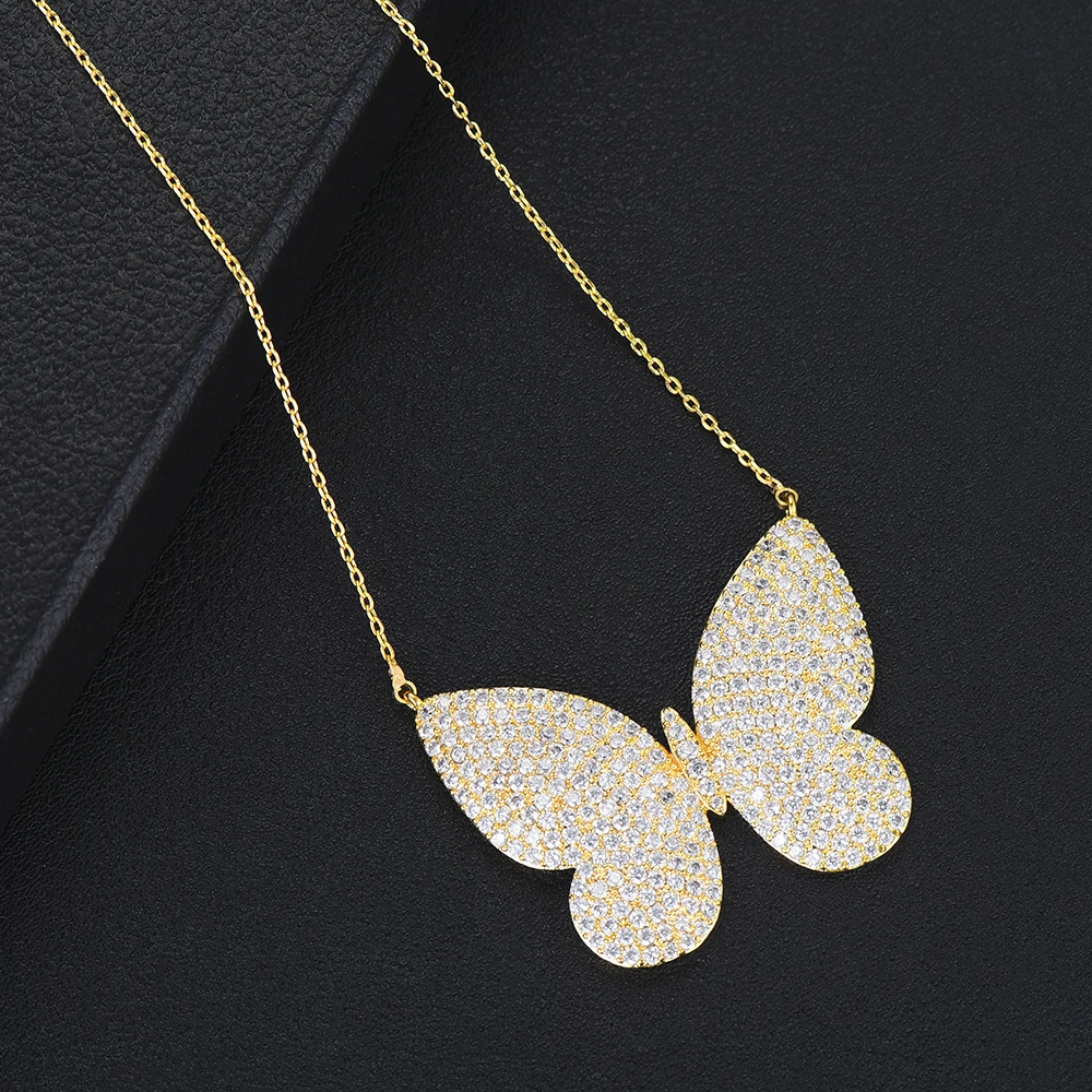 Big Pendant Butterfly Shape Full Mini Crystal Necklace For Women Wedding Engagement Party Jewlery Attractive Fashion Jewelry
Big Pendant Butterfly Shape Full Mini Crystal Necklace For Women Wedding Engagement Party Jewlery Attractive Fashion Jewelry