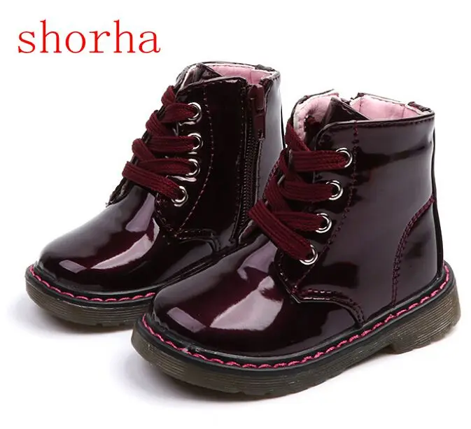 Boys pink boots children's shoes children's new boots Bright leather autumn and winter plus velvet waterproof boy snow boot
Boys pink boots children's shoes children's new boots Bright leather autumn and winter plus velvet waterproof boy snow boot
