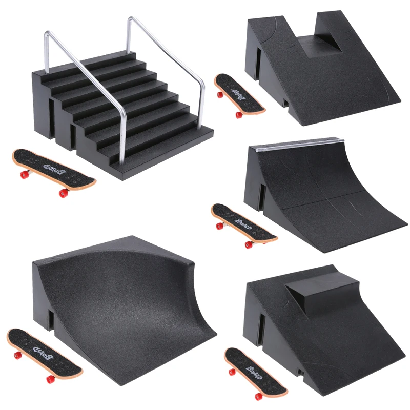 Plastic Mini Finger Skateboarding Fingerboard Toys Finger Scooter Skate Boarding Finger Skating Training Board+Track for Kids
Plastic Mini Finger Skateboarding Fingerboard Toys Finger Scooter Skate Boarding Finger Skating Training Board+Track for Kids