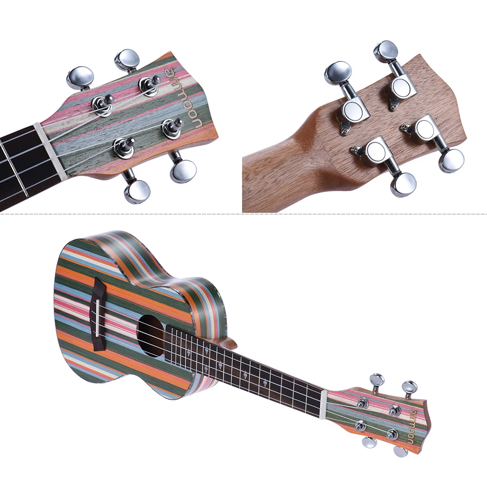 Hot Sale Colorized 24" Acoustic Soprano Ukulele Ukelele Uke Wooden 18 Frets 4 Strings Okoume Neck Rosewood Fingerboard
Hot Sale Colorized 24" Acoustic Soprano Ukulele Ukelele Uke Wooden 18 Frets 4 Strings Okoume Neck Rosewood Fingerboard