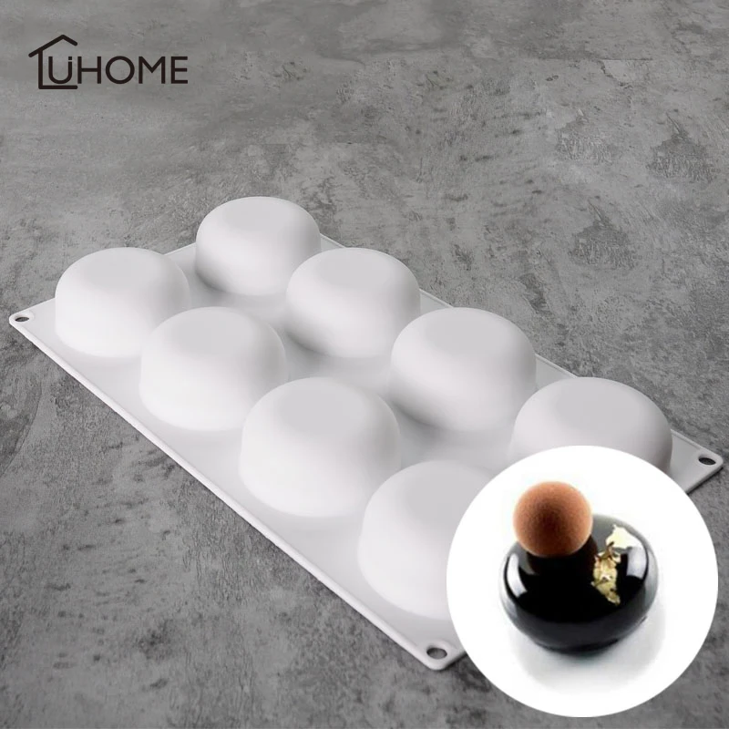 3D 8 Hole Ball Shaped Silicone Molds Truffle Baking Moulds Cake Mold for Dessert Muffin Brownie Pudding Jello Cake Tools
3D 8 Hole Ball Shaped Silicone Molds Truffle Baking Moulds Cake Mold for Dessert Muffin Brownie Pudding Jello Cake Tools