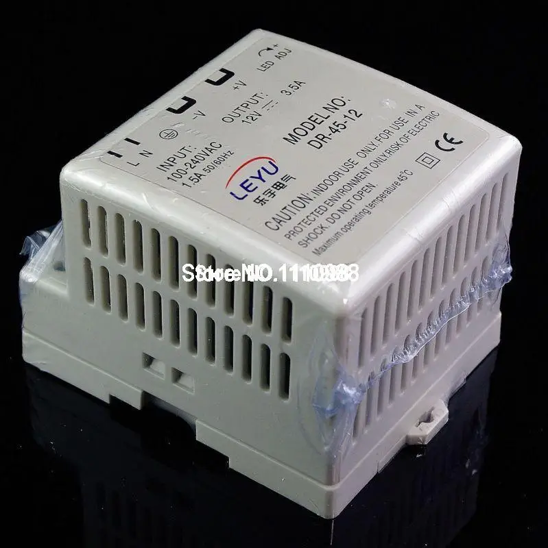 Новый промышленный источник питания мощностью 45 Вт с креплением на Din-рейку 12VDC 3.5A
Новый промышленный источник питания мощностью 45 Вт с креплением на Din-рейку 12VDC 3.5A