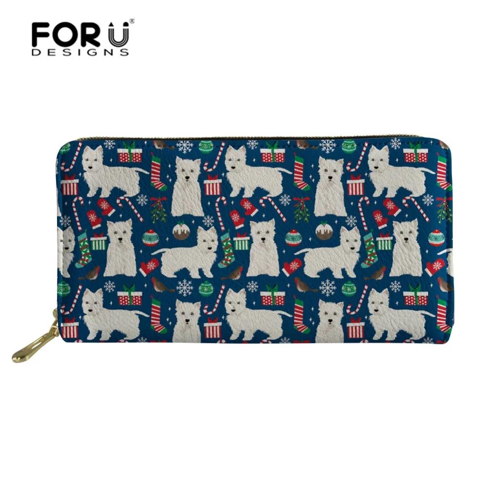 FORUDESIGNS рождественские женские длинные кошельки Westie с принтом собаки, ПУ кошелек, клатч, сумка, держатель для карт, новый модный Подарочный ко...
FORUDESIGNS рождественские женские длинные кошельки Westie с принтом собаки, ПУ кошелек, клатч, сумка, держатель для карт, новый модный Подарочный ко...