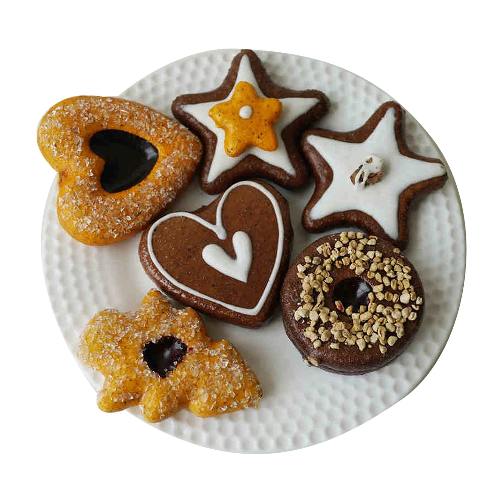 Artificial Cookie 6Pcs Faux Cookie Model Home Kitchen Decoration Kid Teether Toy Simulation Biscuit Colorful
Artificial Cookie 6Pcs Faux Cookie Model Home Kitchen Decoration Kid Teether Toy Simulation Biscuit Colorful