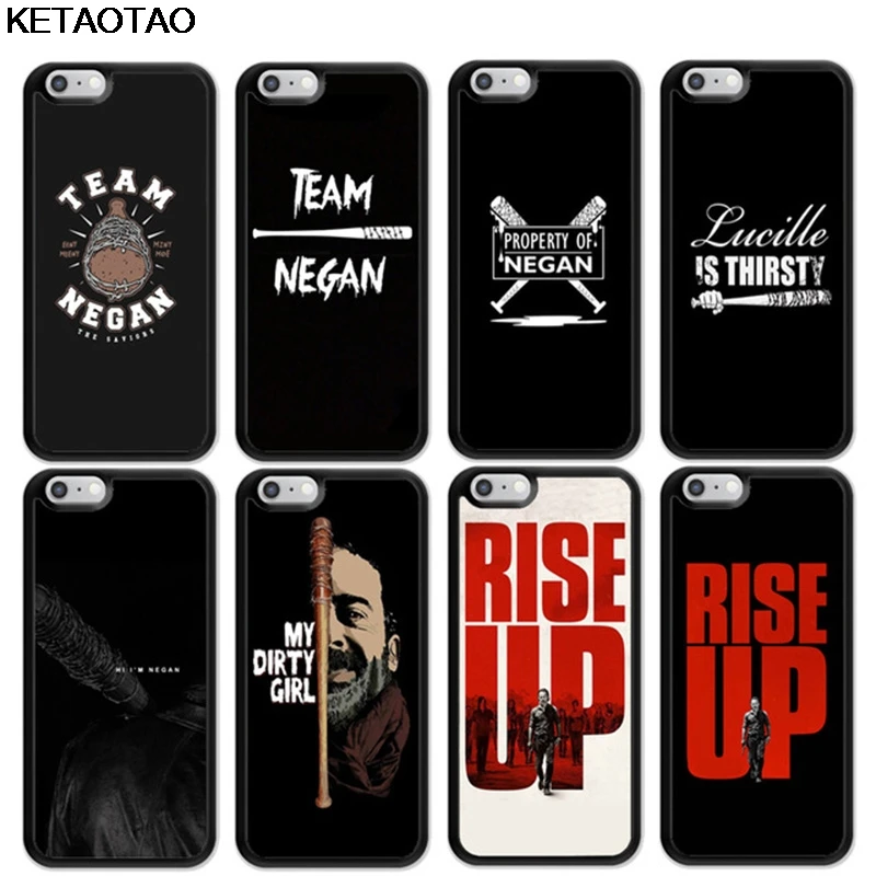 KETAOTAO The Walking Dead Negan чехлы для телефонов с принтом Samsung S3 S4 S5 S6 S7 S8 S9 NOTE 4 5 7 8 Чехол