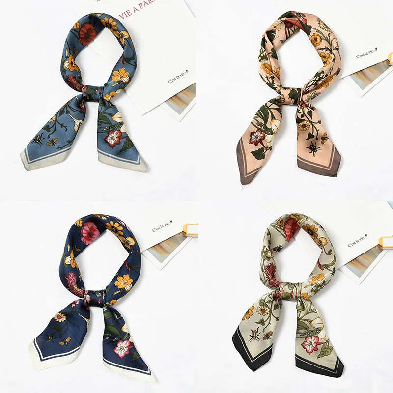 yishine Wholesale 20pc Mix Colors Multifunction Florals Printed Women's Satin Square Wraps Scarves Shawl Polyester Silk Scarf
yishine Wholesale 20pc Mix Colors Multifunction Florals Printed Women's Satin Square Wraps Scarves Shawl Polyester Silk Scarf