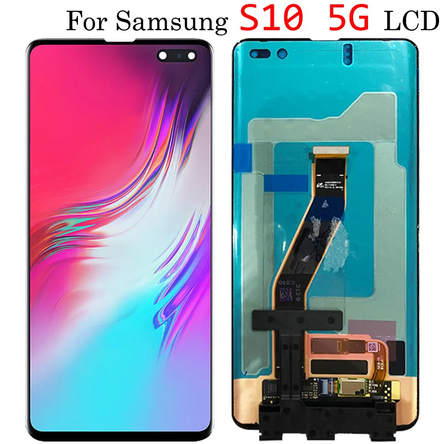 Super AMOLED For Samsung Galaxy S10 5G LCD Display + Touch Screen Digitizer Assembly For 6.7" Samsung S10 5G lcd G977N G977U
Super AMOLED For Samsung Galaxy S10 5G LCD Display + Touch Screen Digitizer Assembly For 6.7" Samsung S10 5G lcd G977N G977U