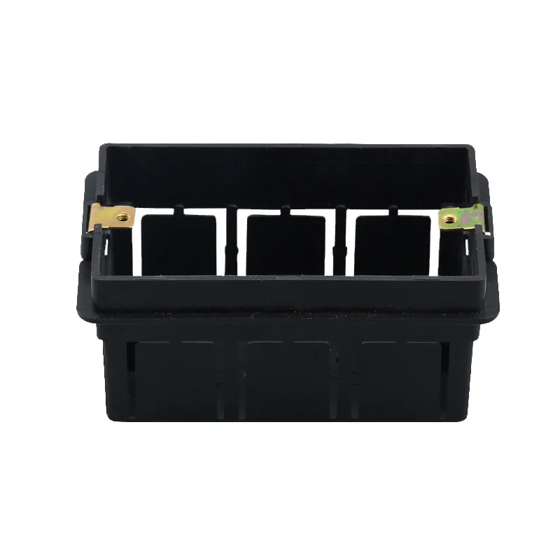 3 pieces Type 118 American Italian type dark power supply double socket connection bottom box 118-02
3 pieces Type 118 American Italian type dark power supply double socket connection bottom box 118-02