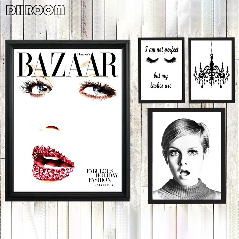 Modern Fashion Canvas Poster Print Eyelashes Heels Painting Make Up Prints Vogue Quote Poster Wall Picture Bedroom Decoration
Modern Fashion Canvas Poster Print Eyelashes Heels Painting Make Up Prints Vogue Quote Poster Wall Picture Bedroom Decoration