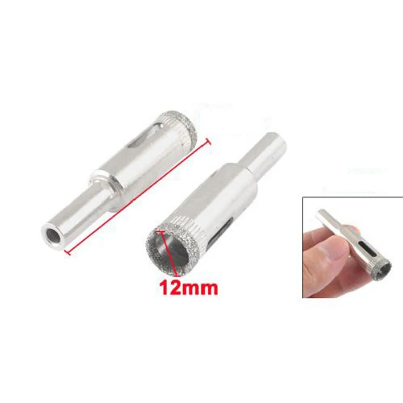 New 1 Diamond Coated Core Drill Bit Tile Marble Glass Ceramic Hole Saw 12mm High Quality
New 1 Diamond Coated Core Drill Bit Tile Marble Glass Ceramic Hole Saw 12mm High Quality