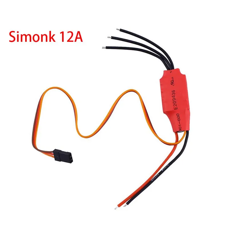 1 шт. Simonk 10A/12A электронный контроллер скорости ESC прошивка бесщеточный для RC