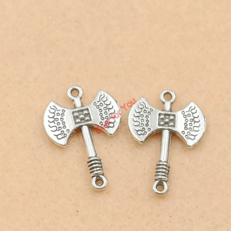 10 шт. античные посеребренные Подвески Ax подвески ювелирные изделия DIY ювелирные изделия ручной работы 24x16мм 
10 шт. античные посеребренные Подвески Ax подвески ювелирные изделия DIY ювелирные изделия ручной работы 24x16мм