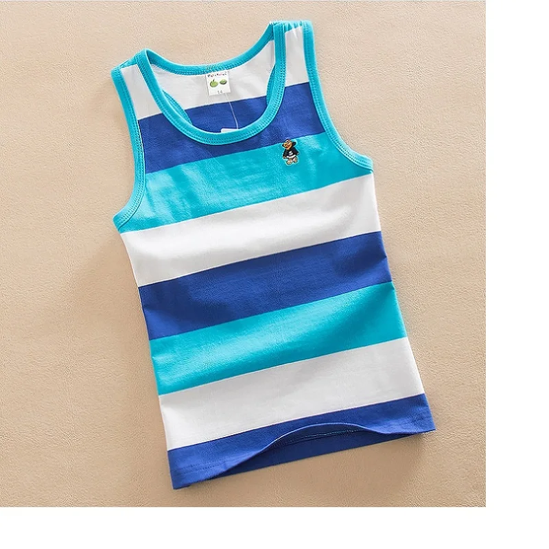 High quality children's summer dress boys and girls clothes children's sleeveless 100% cotton vest T-shirt 4-12 years old
High quality children's summer dress boys and girls clothes children's sleeveless 100% cotton vest T-shirt 4-12 years old