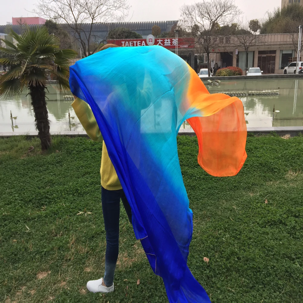 New Arrival horizontal-dyed 100% real Silk Veil for dancing 250*114cm size belly dance Silk Veils
New Arrival horizontal-dyed 100% real Silk Veil for dancing 250*114cm size belly dance Silk Veils