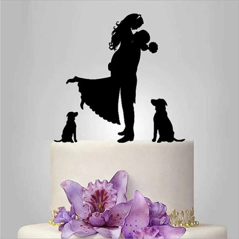 2017 Acrylic Couple With 2 Dog Wedding Cake Topper/Wedding Stand/Wedding Decoration Wedding Cake Accessories
2017 Acrylic Couple With 2 Dog Wedding Cake Topper/Wedding Stand/Wedding Decoration Wedding Cake Accessories