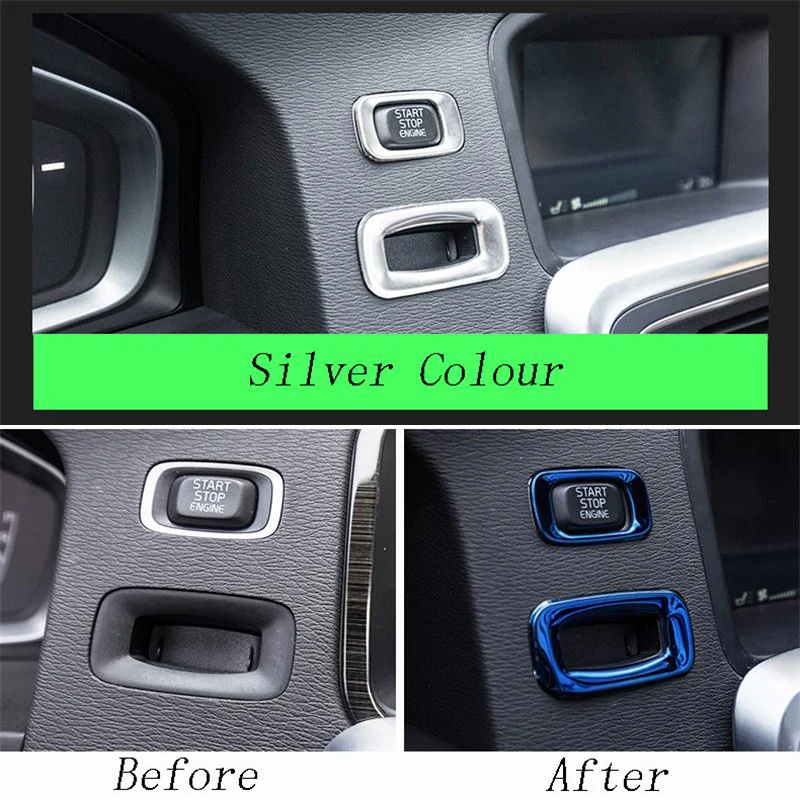 Car styling ENGINE START STOP switch button Keyhole Decorative Stickers Covers For Volvo V60 S60 Interior auto Accessories
Car styling ENGINE START STOP switch button Keyhole Decorative Stickers Covers For Volvo V60 S60 Interior auto Accessories
