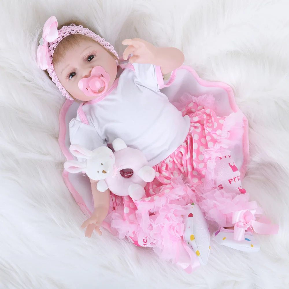 Factory Wholesale New 22" 55CM Mohair Cotton Body Newborn Sleeping Baby Doll Kits for Kids
Factory Wholesale New 22" 55CM Mohair Cotton Body Newborn Sleeping Baby Doll Kits for Kids