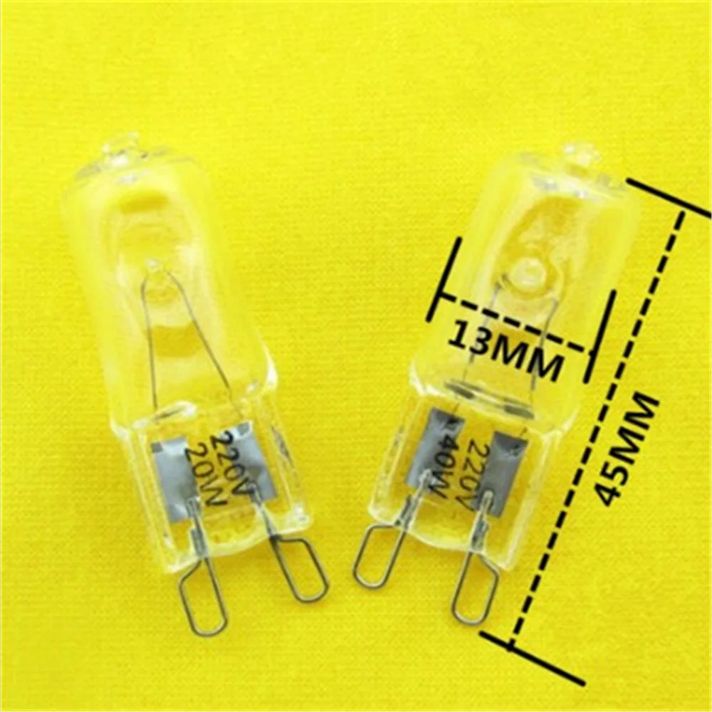 5 шт. G9 220V 20W25W35W40W45W60W галогенная шариковая лампа желтая настольная лампа настенная лампа
5 шт. G9 220V 20W25W35W40W45W60W галогенная шариковая лампа желтая настольная лампа настенная лампа
