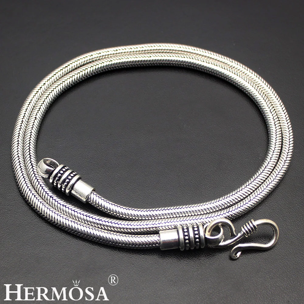 Hermosa Vintage Jewelry Hot BALI STYLE 4mm Snake Chain Necklace 18 inch/20 inch/22 inch Free Shipping
Hermosa Vintage Jewelry Hot BALI STYLE 4mm Snake Chain Necklace 18 inch/20 inch/22 inch Free Shipping