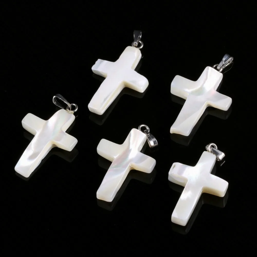 1pcs cross-shaped natural white shell carving pendant necklace jewelry making diy charm female ornament 18*29mm
1pcs cross-shaped natural white shell carving pendant necklace jewelry making diy charm female ornament 18*29mm