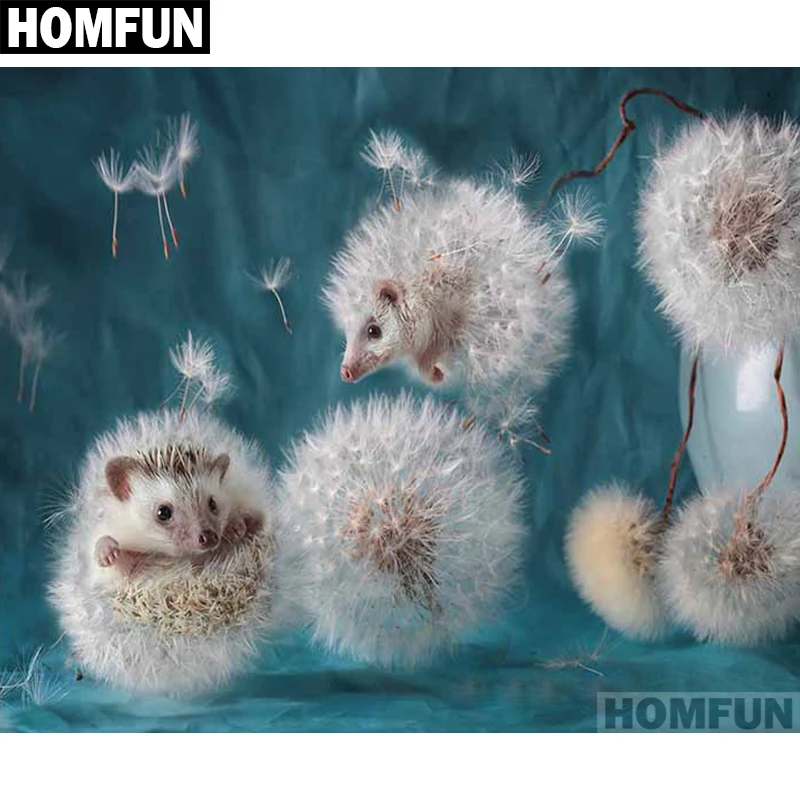 HOMFUN Full Square/Round Drill 5D DIY Diamond Painting "Hedgehog dandelion" Embroidery Cross Stitch 5D Home Decor A01336
HOMFUN Full Square/Round Drill 5D DIY Diamond Painting "Hedgehog dandelion" Embroidery Cross Stitch 5D Home Decor A01336