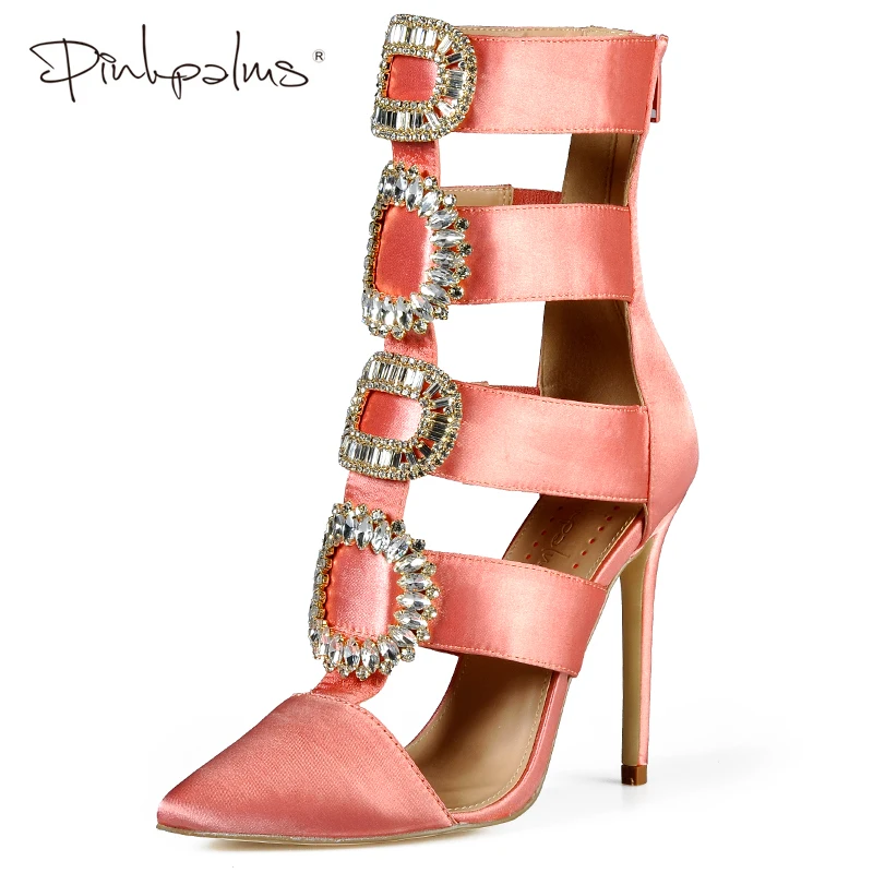Pink Palms Summer Autumn Winter Shoes Women High Heels Crystal Ankle Boots Pointed Toe Sandals Wedding shoes Sexy Women sandals
Pink Palms Summer Autumn Winter Shoes Women High Heels Crystal Ankle Boots Pointed Toe Sandals Wedding shoes Sexy Women sandals