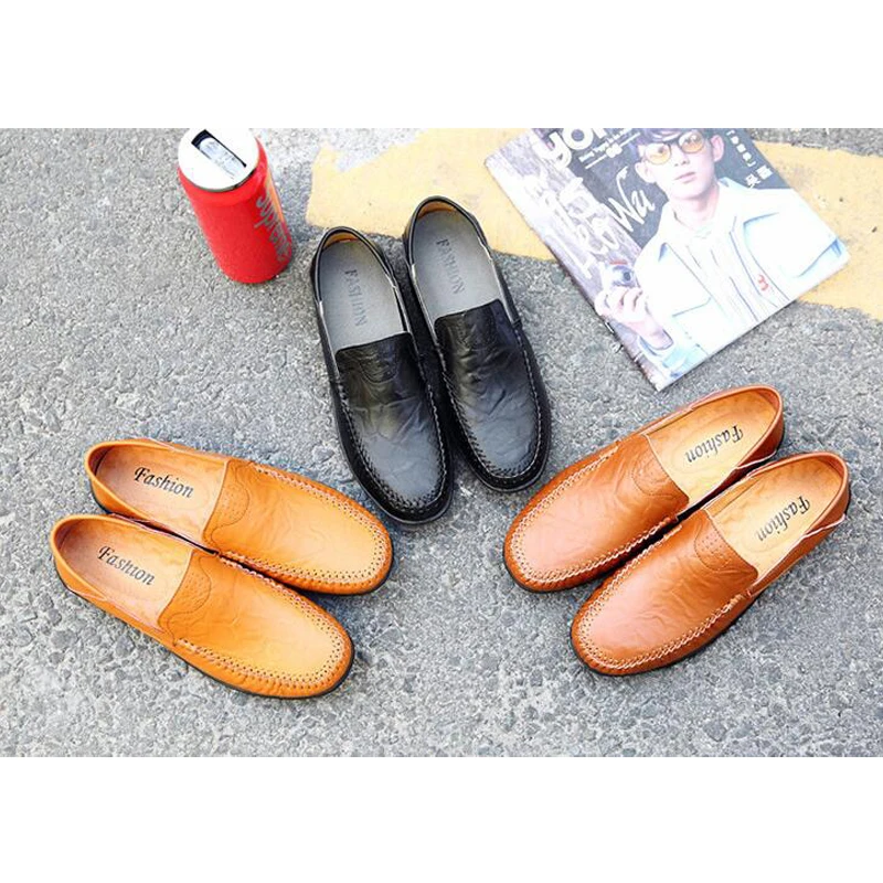 Men's Large Size Shoes Cow Leather Peas Loafers Man Footwear Autumn And Winter Casual Shoes Leather Casual Driving Shoes
Men's Large Size Shoes Cow Leather Peas Loafers Man Footwear Autumn And Winter Casual Shoes Leather Casual Driving Shoes