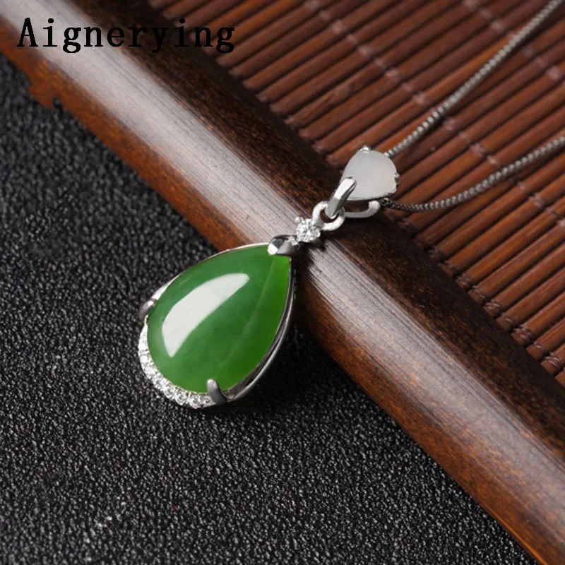 Para Vintage for Women/Men Necklace S925 silver inlaid Certificate natural Green Jade Pendant Bijou Necklaces with Gift Box
Para Vintage for Women/Men Necklace S925 silver inlaid Certificate natural Green Jade Pendant Bijou Necklaces with Gift Box