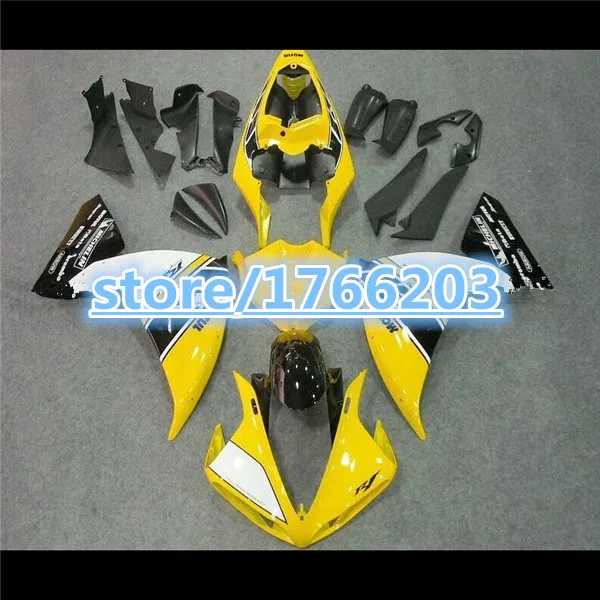 ABS plastic motorcycle fairings kit for 2009 2010 2011 YZFR1 09 10 11 YZF R1 YZF1000 yellow black fairing kits BBF
ABS plastic motorcycle fairings kit for 2009 2010 2011 YZFR1 09 10 11 YZF R1 YZF1000 yellow black fairing kits BBF