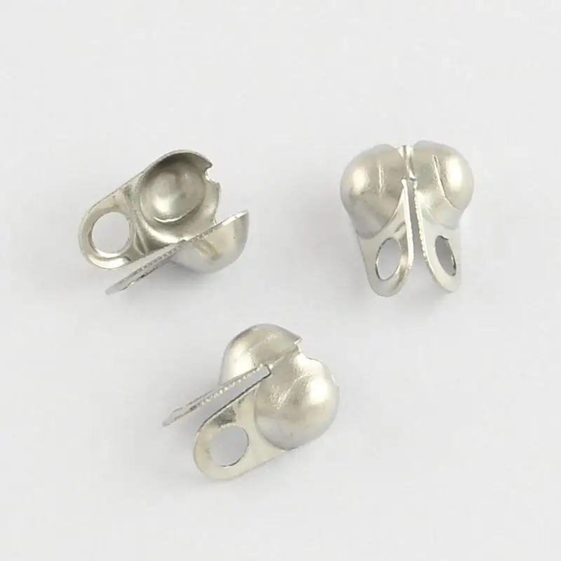 500pcs 304 Stainless Steel Bead Tips End Caps Open Clamshell Bead Tips for Jewelry Making DIY Bracelet 6x4mm Hole: 1.5mm
500pcs 304 Stainless Steel Bead Tips End Caps Open Clamshell Bead Tips for Jewelry Making DIY Bracelet 6x4mm Hole: 1.5mm