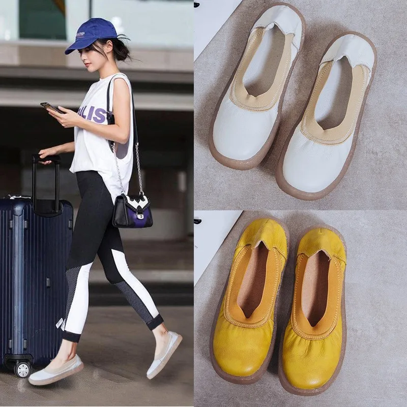 ASUMER 2020 new flats shoes women round toe shallow casual ladies flat platform genuine leather shoes women flats
ASUMER 2020 new flats shoes women round toe shallow casual ladies flat platform genuine leather shoes women flats