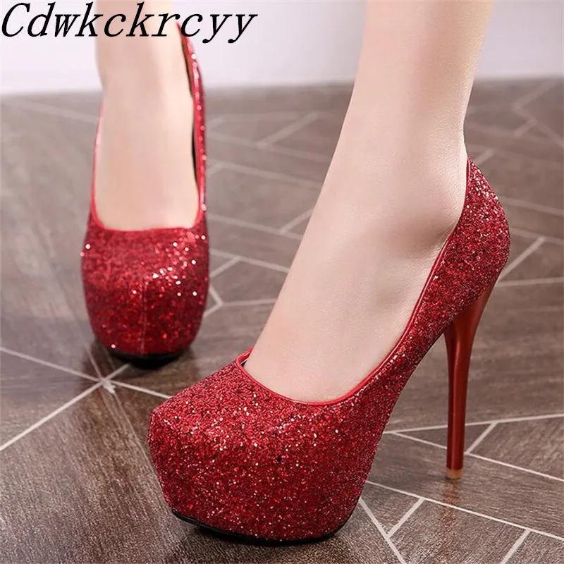 Autumn New pattern fashion Round head temperament Simplicity black sexy High-heeled Waterproof Sequins banquet marry Women Shoes
Autumn New pattern fashion Round head temperament Simplicity black sexy High-heeled Waterproof Sequins banquet marry Women Shoes