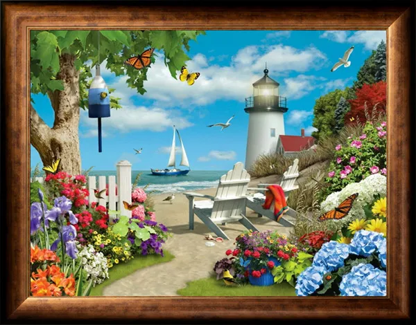 Peaceful Seaside Colorful Scenery Cross Stitch Kit Crafts Needlework 14CT Unprinted Embroidered Handmade Art Wall Home Decor
Peaceful Seaside Colorful Scenery Cross Stitch Kit Crafts Needlework 14CT Unprinted Embroidered Handmade Art Wall Home Decor