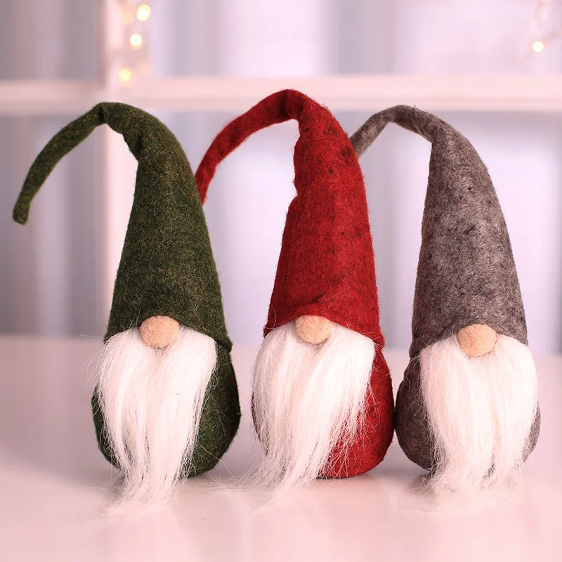 Рождественская шведская плюшевая кукла Санта Клауса Tomte Gnome Новогодняя вечеринка