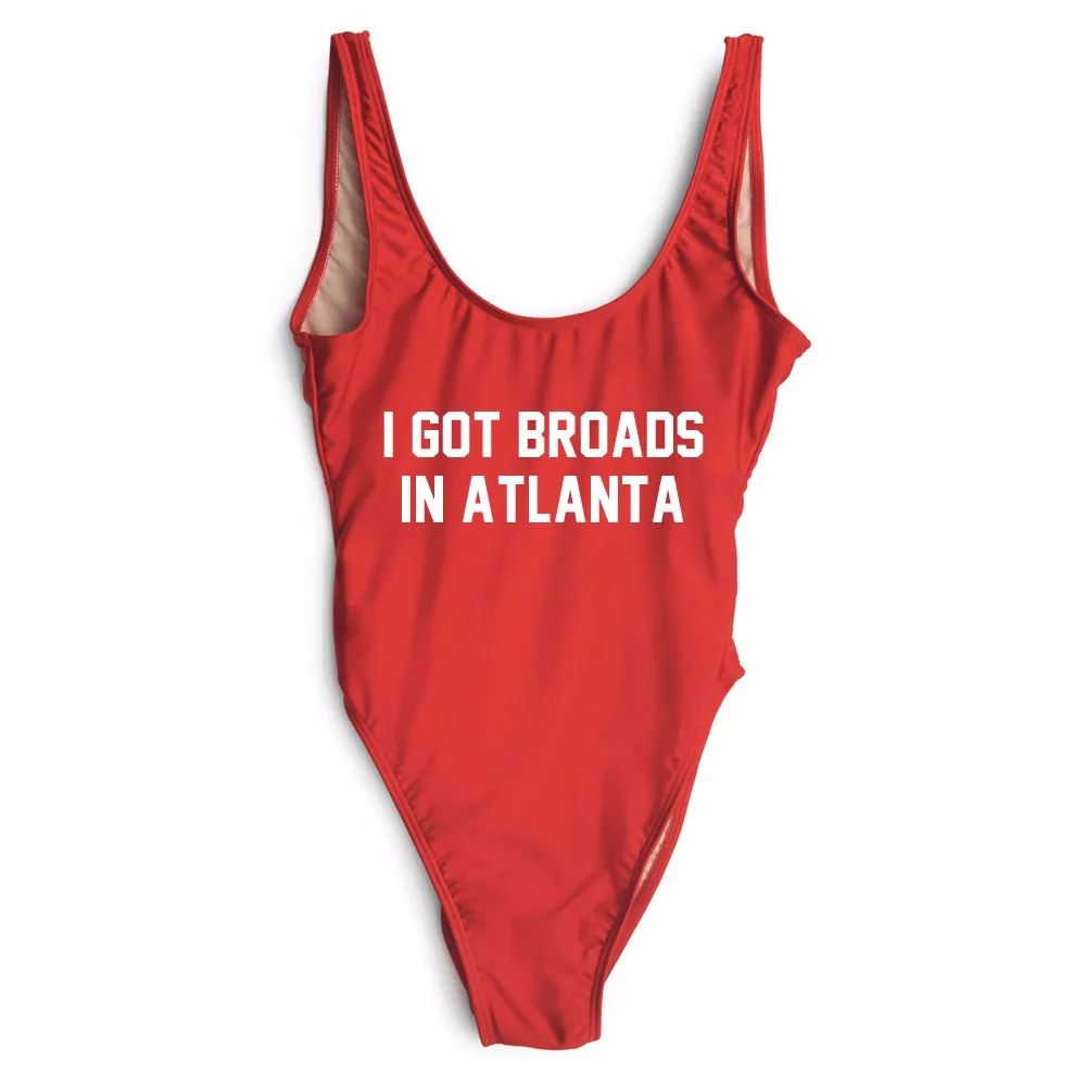I GOT BROADS IN ATLANTA women high cut Swimwear one pieces suits Beachwear bathing suits sexy Bodysuits Jumpsuits
I GOT BROADS IN ATLANTA women high cut Swimwear one pieces suits Beachwear bathing suits sexy Bodysuits Jumpsuits