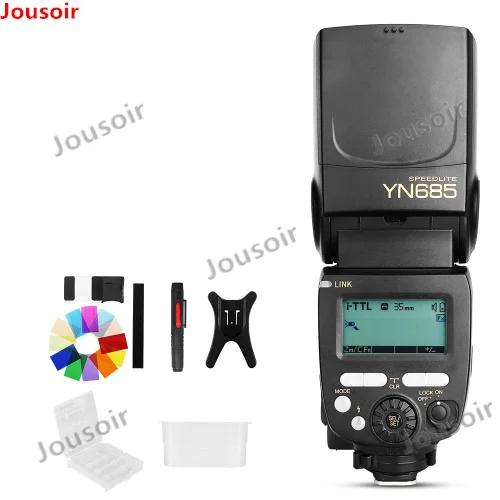Беспроводная вспышка YONGNUO YN685 YN685C YN685N HSS TTL i TTL 2,4G Speedlite для N поддержки YN560IV YN560-TX RF605 RF603 CD50
Беспроводная вспышка YONGNUO YN685 YN685C YN685N HSS TTL i TTL 2,4G Speedlite для N поддержки YN560IV YN560-TX RF605 RF603 CD50