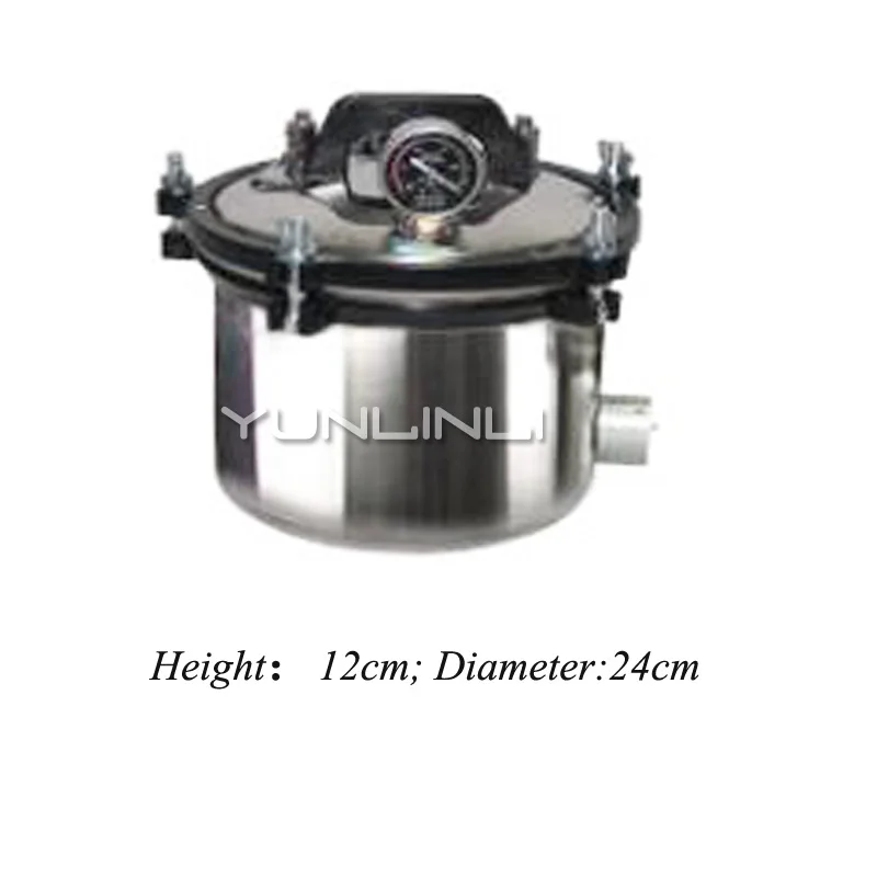 8L Sterilization Autoclave Pot Stainless Steel Portable Pressure Steam Sterilizer Pot Surgical Medical With Anti-Dry XFS-260
8L Sterilization Autoclave Pot Stainless Steel Portable Pressure Steam Sterilizer Pot Surgical Medical With Anti-Dry XFS-260