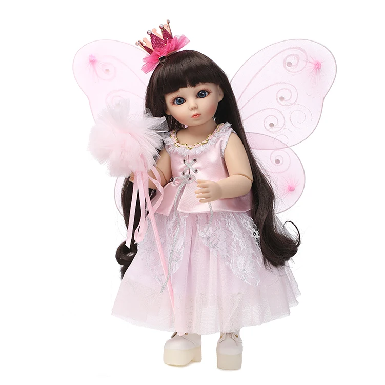 18" Cute SD/BJD Doll with Pink Dress Blue Eyes, 45 CM Lifelike Girls Doll Princess Doll Toys for Children Birthday Gifts
18" Cute SD/BJD Doll with Pink Dress Blue Eyes, 45 CM Lifelike Girls Doll Princess Doll Toys for Children Birthday Gifts