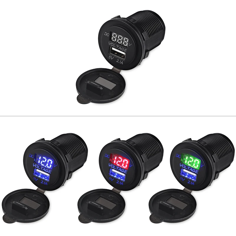 Universal Vehicle Cigarette Lighter Socket Car USB Charger DC 12V 24v 2 Ports Waterproof Dual USB Charger Power Boat Motorcycle
Universal Vehicle Cigarette Lighter Socket Car USB Charger DC 12V 24v 2 Ports Waterproof Dual USB Charger Power Boat Motorcycle