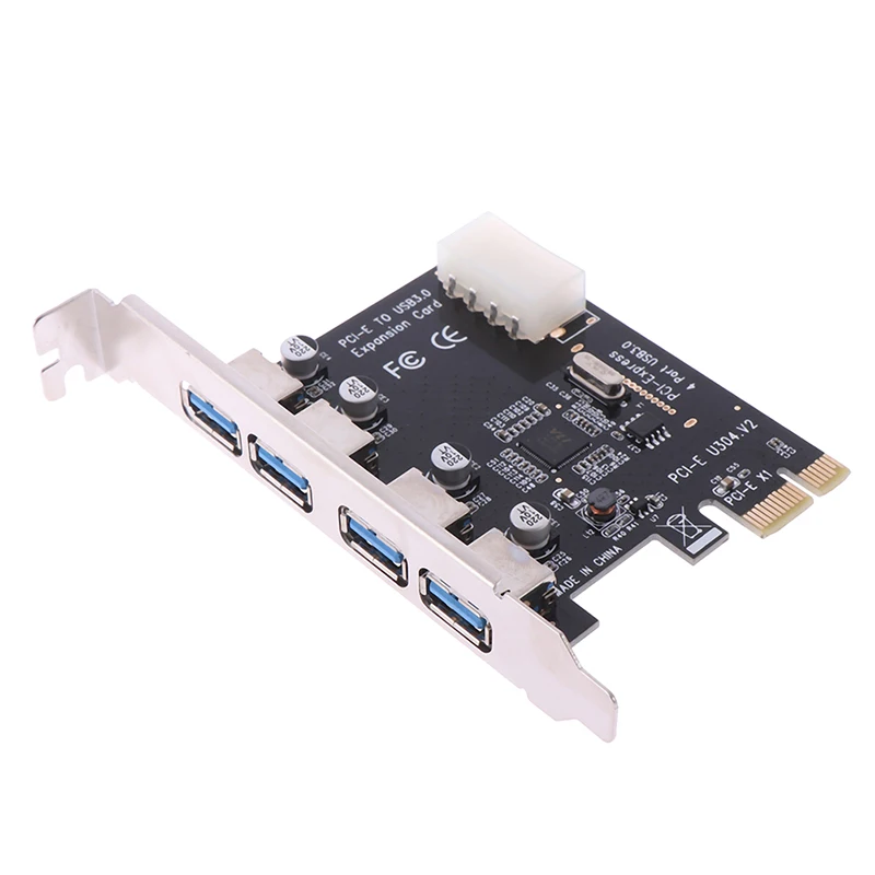 4 Port USB 3.0 PCI-e Expansion Card PCI Express PCIe USB 3.0 Hub Adapter 4-port USB3.0 Controller USB 3 0 PCI E PCIe Express
4 Port USB 3.0 PCI-e Expansion Card PCI Express PCIe USB 3.0 Hub Adapter 4-port USB3.0 Controller USB 3 0 PCI E PCIe Express