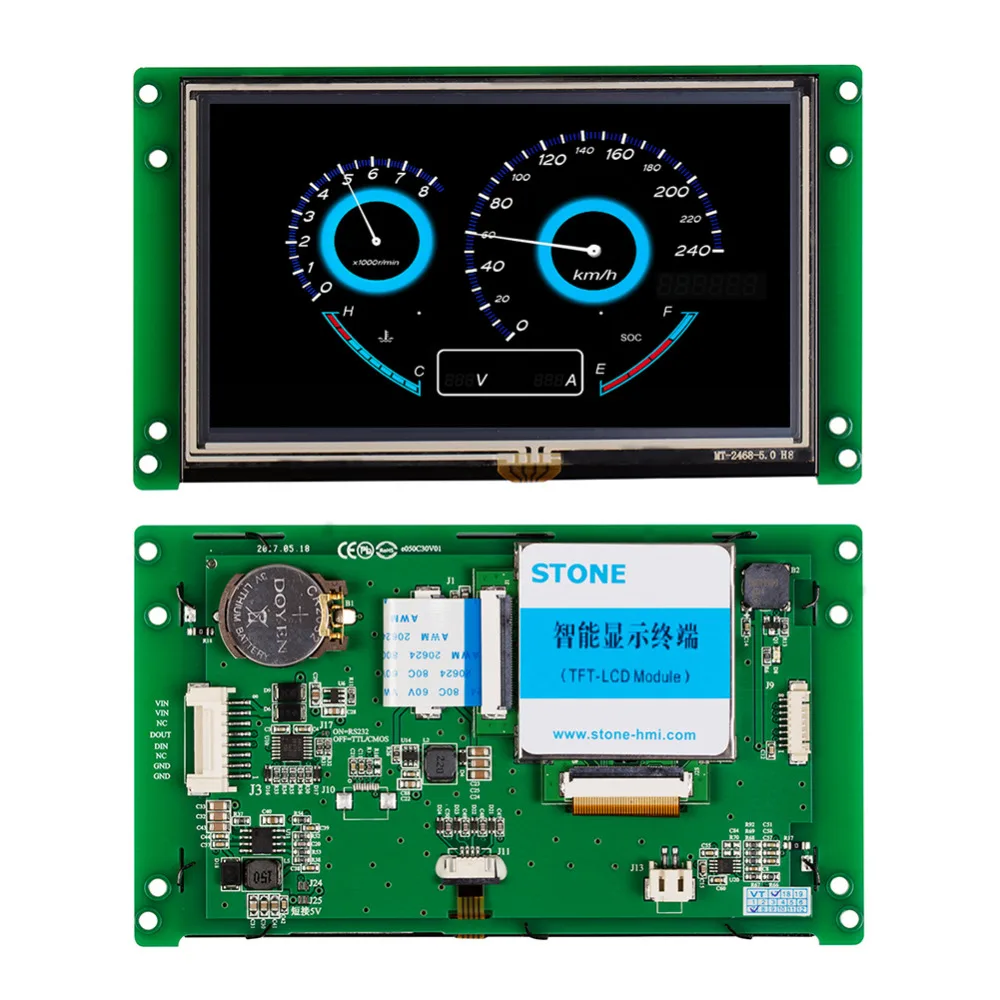 5-дюймовый ЖК-дисплей HMI TFT, программируемый логический ЖК-контроллер, сенсорный экран для оборудования, можно использовать на заказ
5-дюймовый ЖК-дисплей HMI TFT, программируемый логический ЖК-контроллер, сенсорный экран для оборудования, можно использовать на заказ