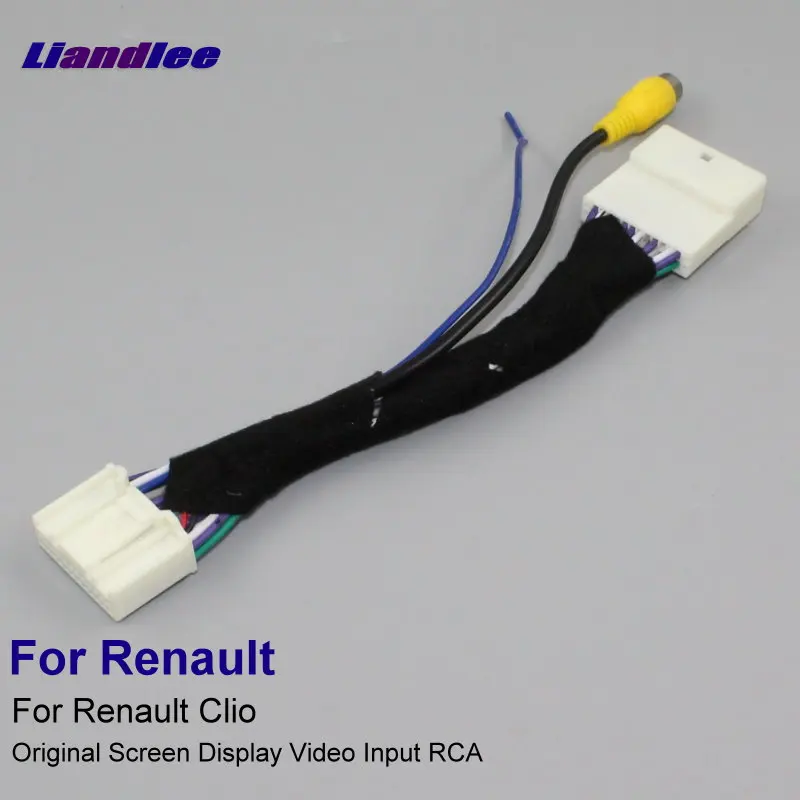 Liandlee For Renault Clio Lutecia Symbol For Nissan Platina RCA Adapter Wire Rear View Camera Original Display Input Cable
Liandlee For Renault Clio Lutecia Symbol For Nissan Platina RCA Adapter Wire Rear View Camera Original Display Input Cable