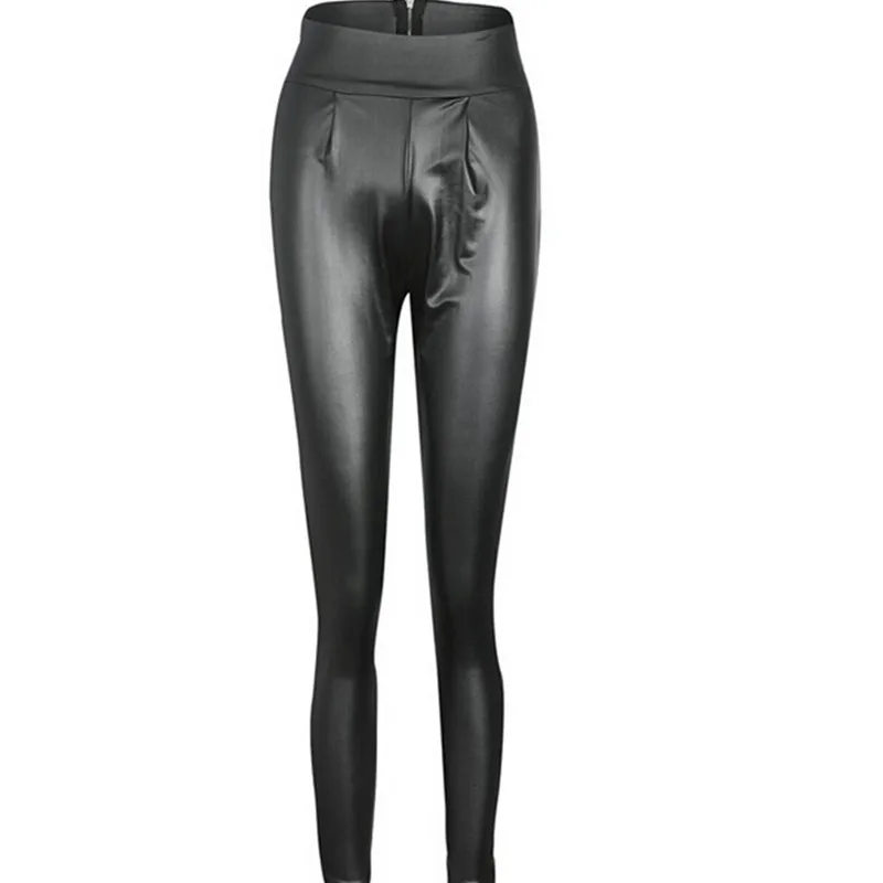 Women's Sexy Zipper Leather Skinny Pants Ladies Black Skinny Stretch Slim High Waist Trousers Fashion Long Slim Fit Pencil Pants
Women's Sexy Zipper Leather Skinny Pants Ladies Black Skinny Stretch Slim High Waist Trousers Fashion Long Slim Fit Pencil Pants
