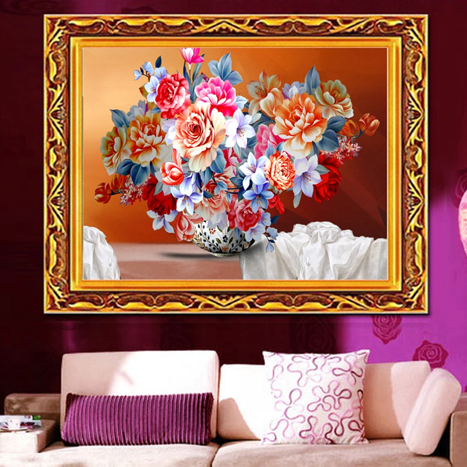 Diamond Mosaic Flower Diamond Embroidery cross stitch kits Blooming Peony Vase Diamond painting home Decor Diy Diamond Painting
Diamond Mosaic Flower Diamond Embroidery cross stitch kits Blooming Peony Vase Diamond painting home Decor Diy Diamond Painting
