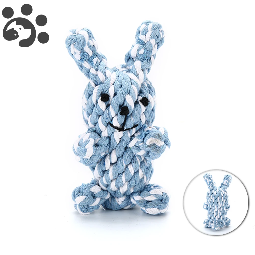 Pet Dog Toys For Dog Pet Molar Rope And Tooth Cleaning Toy Lovely Rabbit Shape Handmade Braided Cotton Ropes Bite Toys TY0042
Pet Dog Toys For Dog Pet Molar Rope And Tooth Cleaning Toy Lovely Rabbit Shape Handmade Braided Cotton Ropes Bite Toys TY0042