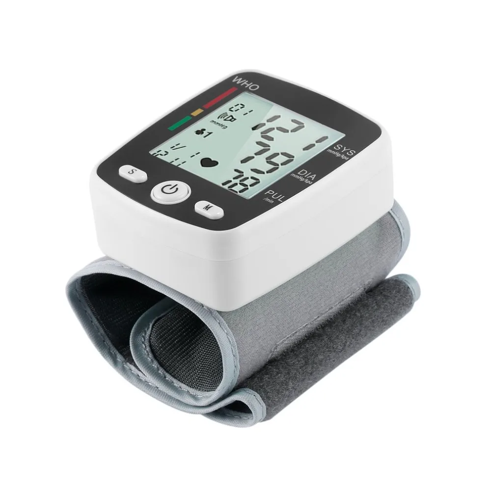 Digital LCD Wrist Blood Pressure Monitor Heart Beat Rate Pulse Measure Device Voltage Power Detection Low Power Consumption HOT
Digital LCD Wrist Blood Pressure Monitor Heart Beat Rate Pulse Measure Device Voltage Power Detection Low Power Consumption HOT