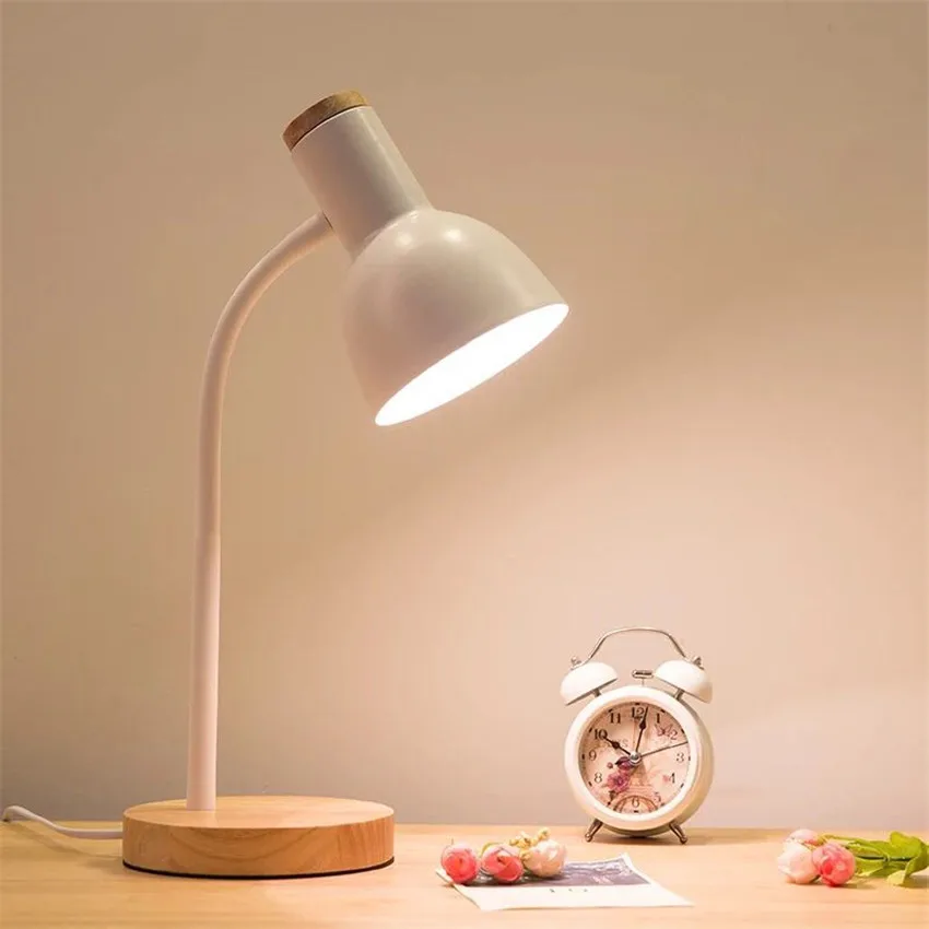 Modern Table Lamp LED Desk Lamp Study Lamp for Bedroom Bedside Lights Wood LED Desk Light Black/ White Curved Lamppost E27
Modern Table Lamp LED Desk Lamp Study Lamp for Bedroom Bedside Lights Wood LED Desk Light Black/ White Curved Lamppost E27