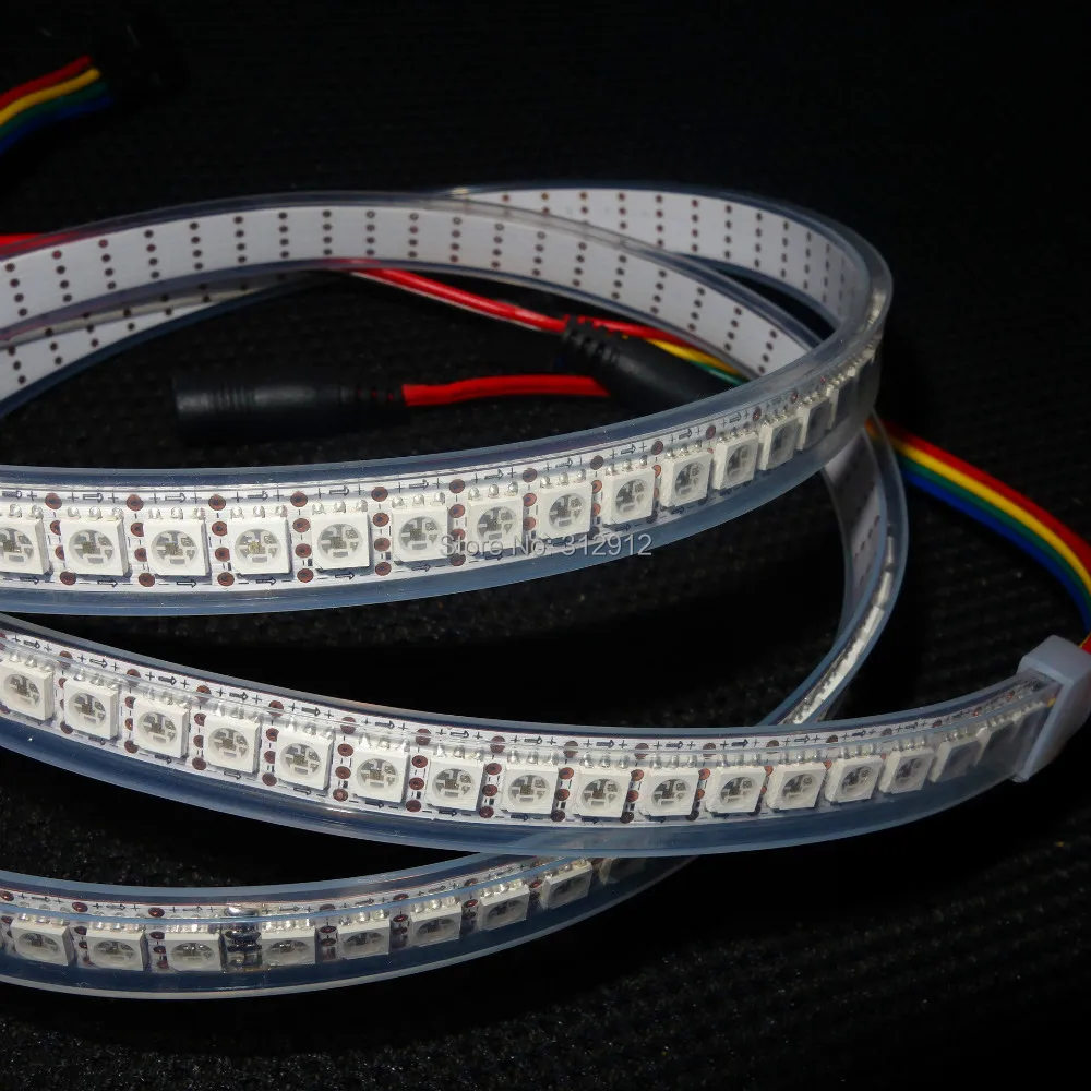 1 meter WHITE PCB 144pcs APA-102C addressable led pixel strip,144pixels/m;waterproof in silicon tube
1 meter WHITE PCB 144pcs APA-102C addressable led pixel strip,144pixels/m;waterproof in silicon tube