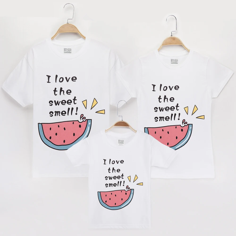 2019 Family Look Mother Father Son T-shirt Watermelon 100% Cotton Matching Outfits Kids Mommy And Me Clothes Mom And Baby Girls
2019 Family Look Mother Father Son T-shirt Watermelon 100% Cotton Matching Outfits Kids Mommy And Me Clothes Mom And Baby Girls